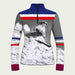 Newland womens Melita Half Zip - front. AI-generated from supplied artwork.