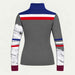 Newland womens Melita Half Zip - back. AI-generated from supplied artwork.