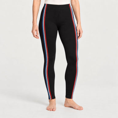 Newland womens Mirny Leggings - model front. AI-generated from supplied artwork.