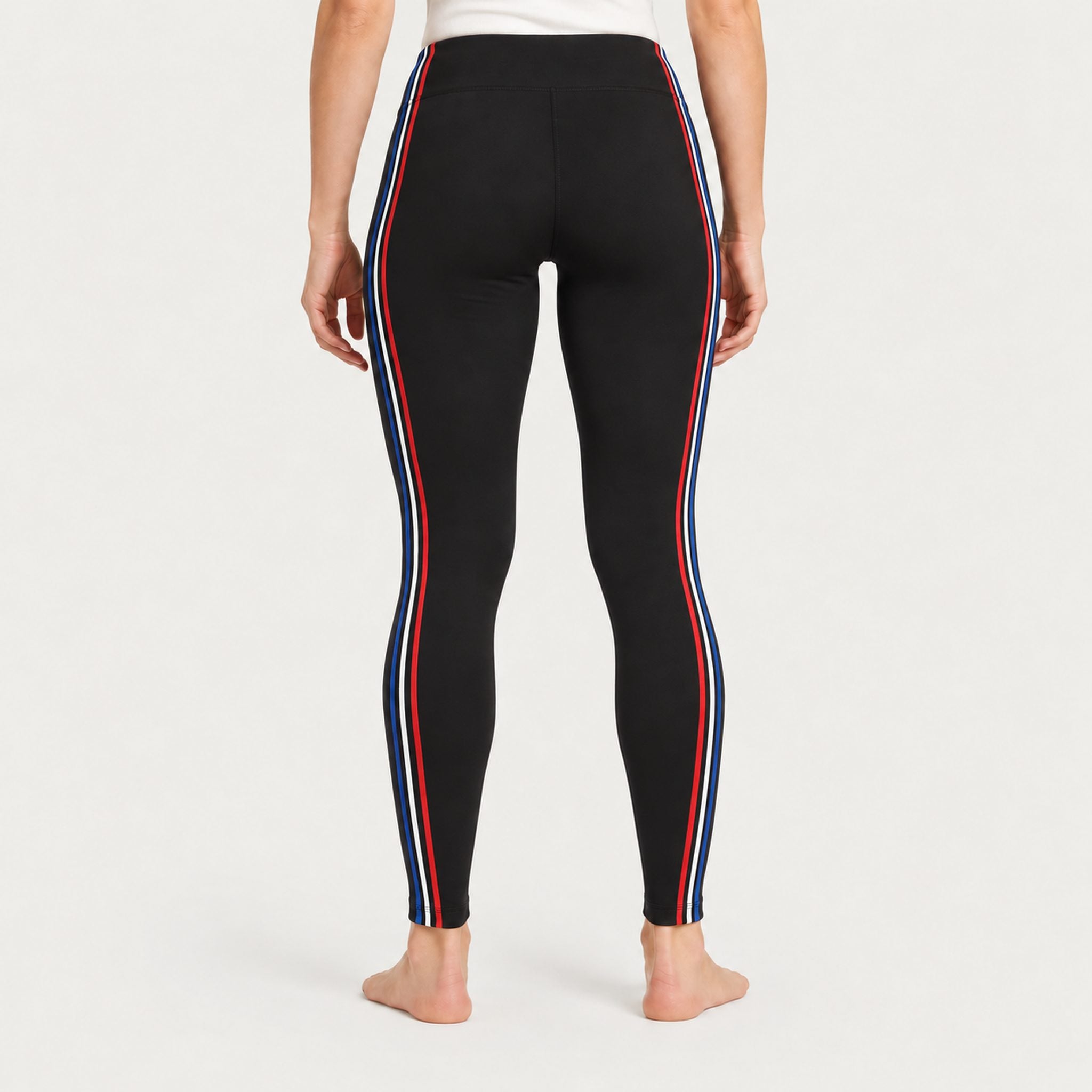 Newland womens Mirny Leggings - model back. AI-generated from supplied artwork.