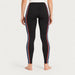 Newland womens Mirny Leggings - model back. AI-generated from supplied artwork.