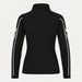 Newland womens Mys Half Zip in Black - back. AI-generated from supplied artwork.