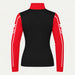 Newland womens Mys Half Zip in Red - back. AI-generated from supplied artwork.