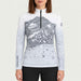 Newland womens Neige Half Zip - model front. AI-generated from supplied artwork.