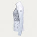 Newland womens Neige Half Zip - side. AI-generated from supplied artwork.