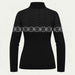 Newland Nivea Half Zip in Black - 05-back. AI-generated from supplied artwork.