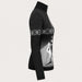 Newland womens Nivea Half Zip in Black - side. AI-generated from supplied artwork.