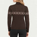Newland Nivea Half Zip in Brown - 03-model-back. AI-generated from supplied artwork.