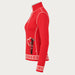 Newland womens Regina Half Zip Sweater in Red - side. AI-generated from supplied artwork.