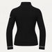 Newland womens Rhea Half Zip Sweater in Black - back. AI-generated from supplied artwork.