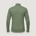 Norrøna men's Femund PureUll Half Zip in Deep Lichen Green – back