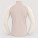 Norrøna men's Femund PureUll Half Zip in Oatmeal/Whisper White – back