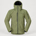 Norrøna men's Lofoten Gore-Tex Ski Jacket in Deep Lichen Green – front