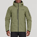 Norrøna men's Lofoten Gore-Tex Ski Jacket in Deep Lichen Green – model front