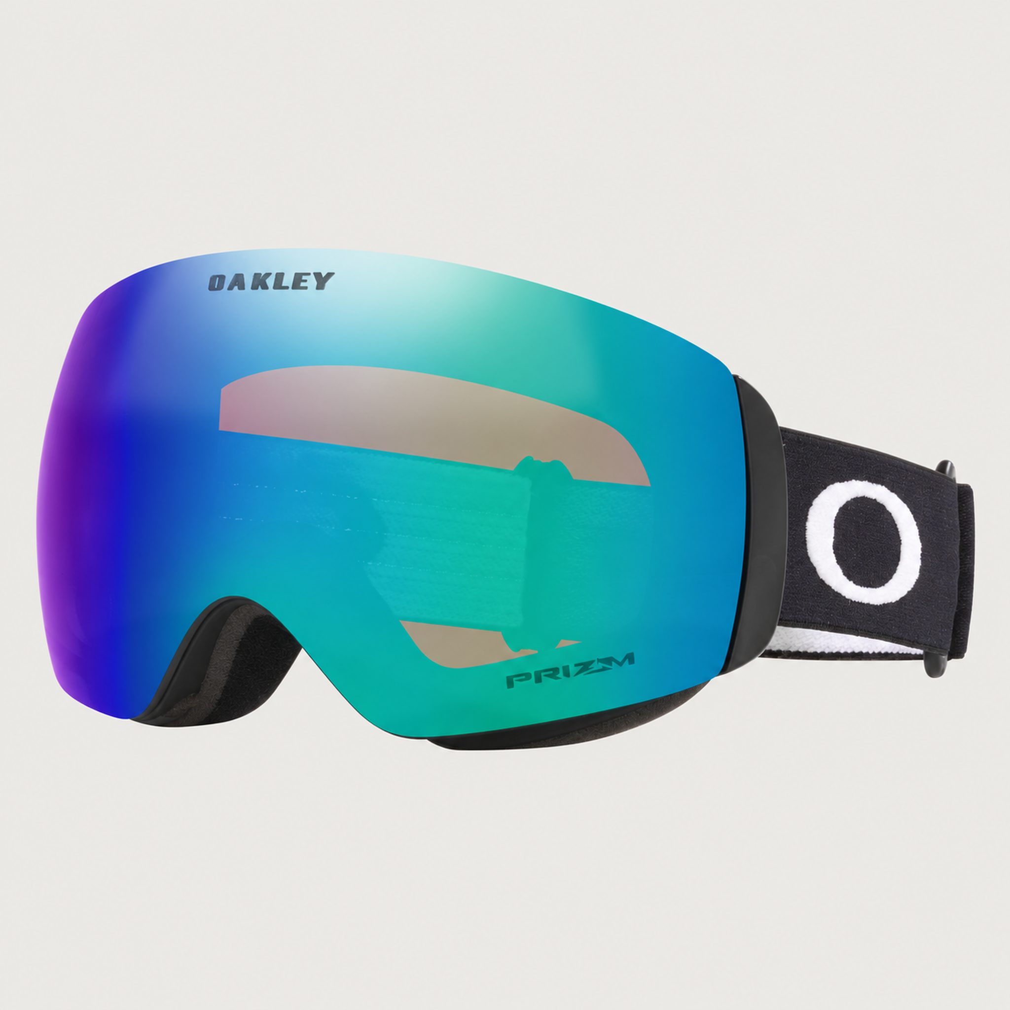 Oakley Flight Deck M Snow Goggles in Argon, front.
