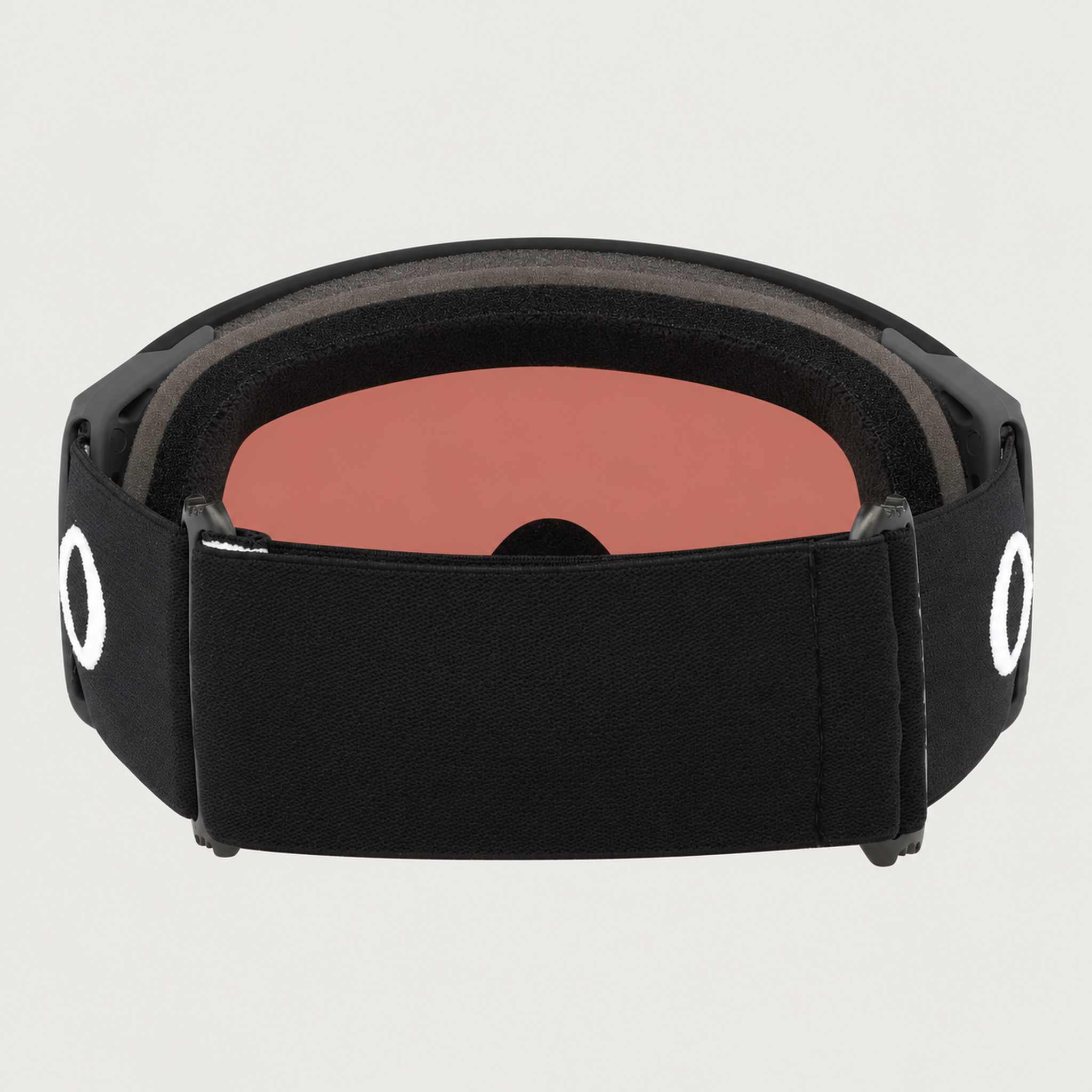 Oakley Flight Tracker L Snow Goggles, back. Prizm 24K lens.