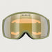 Oakley Flight Tracker M Snow Goggles in Sage Gold/Fern, front alternate.