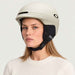 Oakley Mod3 MIPS Helmet in Sand, female model.