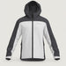 Peak Performance men's Maroon Ski Jacket in Antarctica/Grey – front