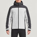 Peak Performance men's Maroon Ski Jacket in Antarctica/Grey – model front