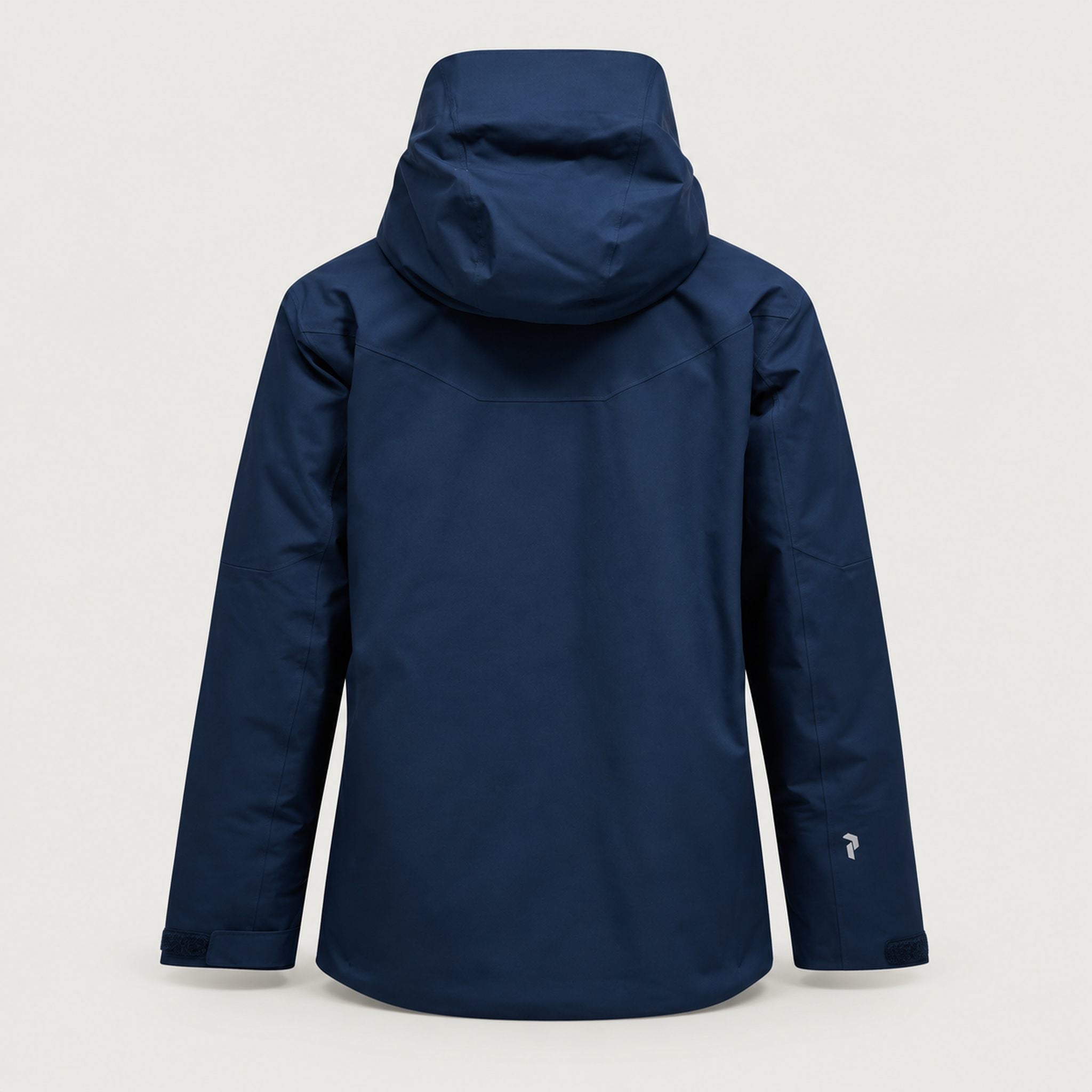 Peak Performance men's Maroon Ski Jacket in Blue Shadow – back