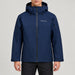 Peak Performance men's Maroon Ski Jacket in Blue Shadow – model front