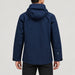 Peak Performance men's Maroon Ski Jacket in Blue Shadow – model back