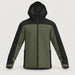 Peak Performance men's Maroon Ski Jacket in Pine Needle/Black – front