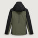 Peak Performance men's Maroon Ski Jacket in Pine Needle/Black – back