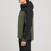 Peak Performance men's Maroon Ski Jacket in Pine Needle/Black – model side