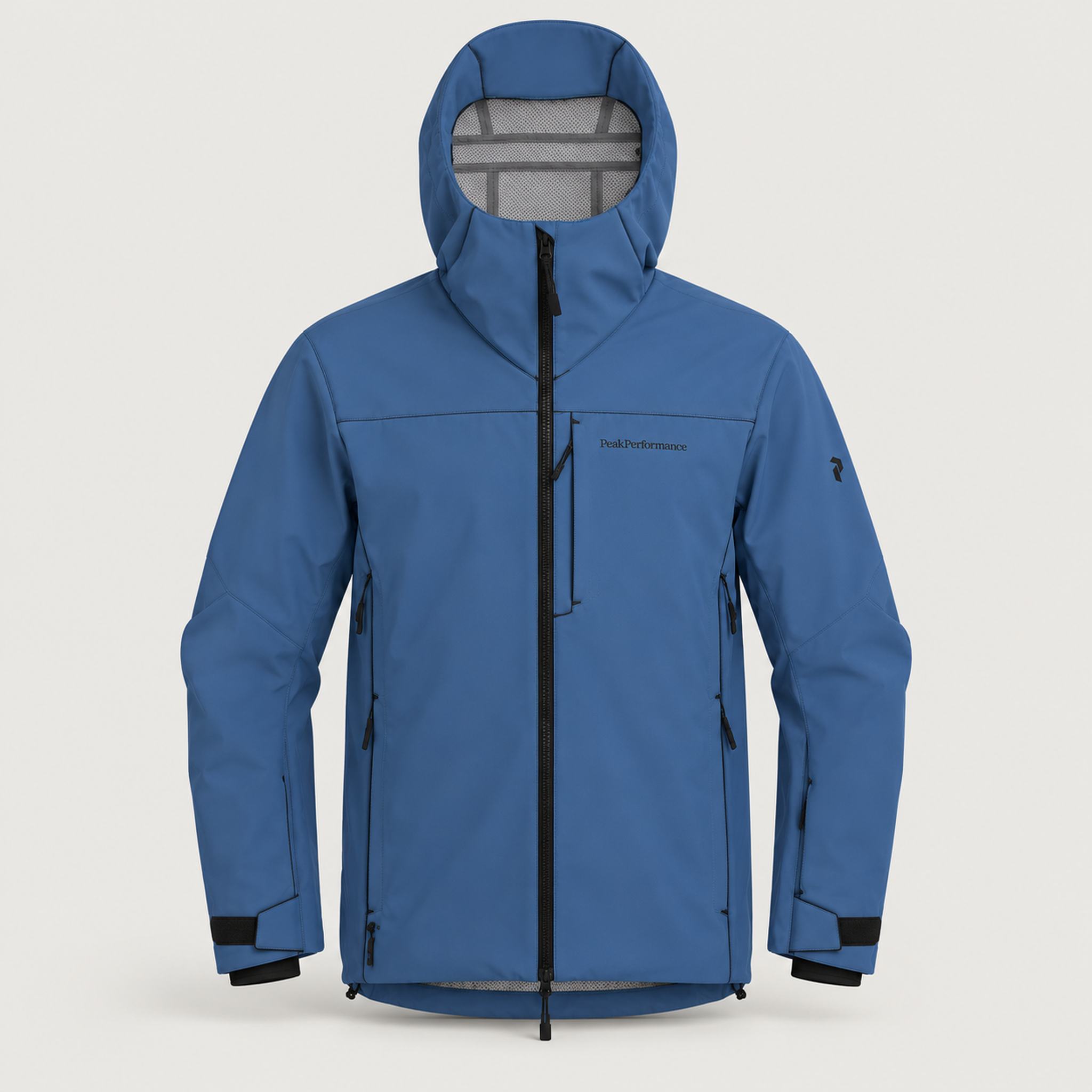 Peak Performance men's Maroon Ski Jacket in Summit Sky – front