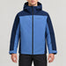 Peak Performance men's Maroon Ski Jacket in Summit Sky/Blue Shadow – model front