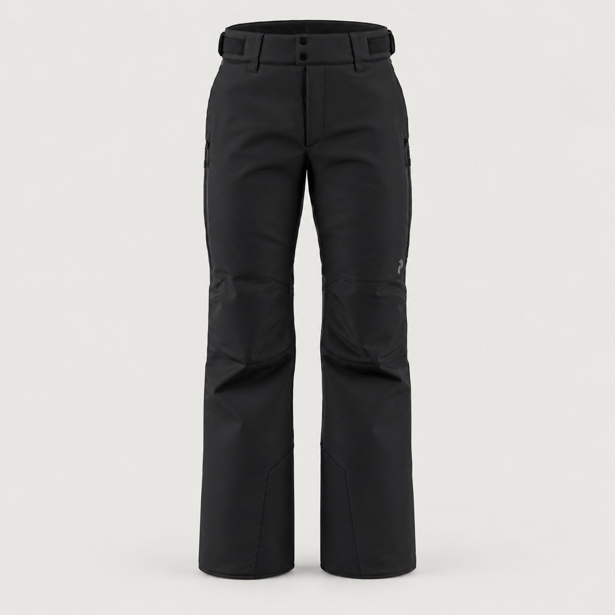 Peak Performance men's Maroon Ski Pants in Black – front