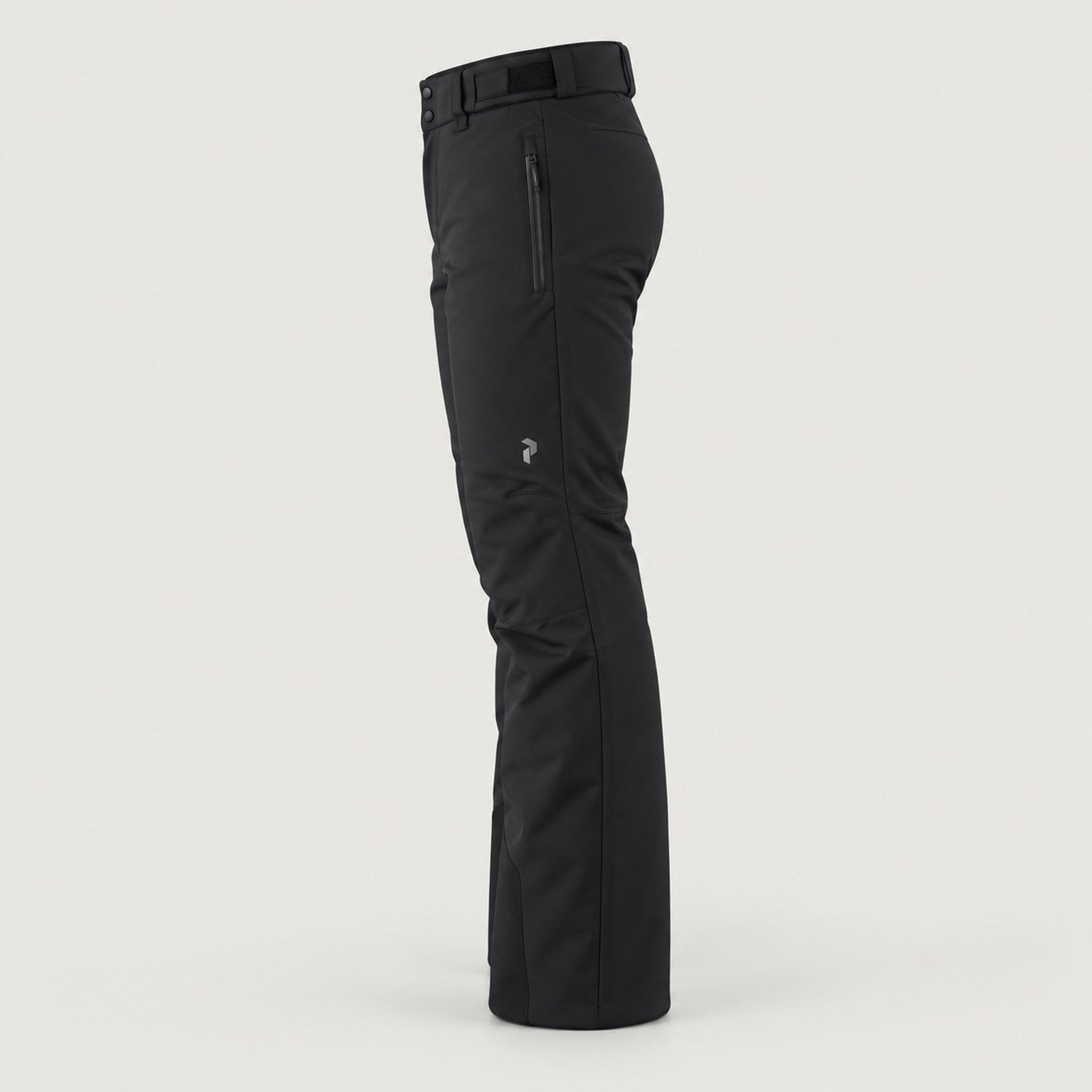Peak Performance men's Maroon Ski Pants in Black – side