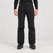 Peak Performance men's Maroon Ski Pants in Black – model front