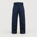 Peak Performance men's Maroon Ski Pants in Blue Shadow – front