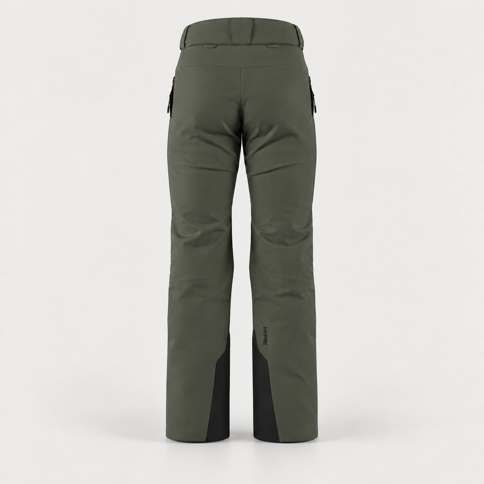 Peak Performance men's Maroon Ski Pants in Pine Needle – back