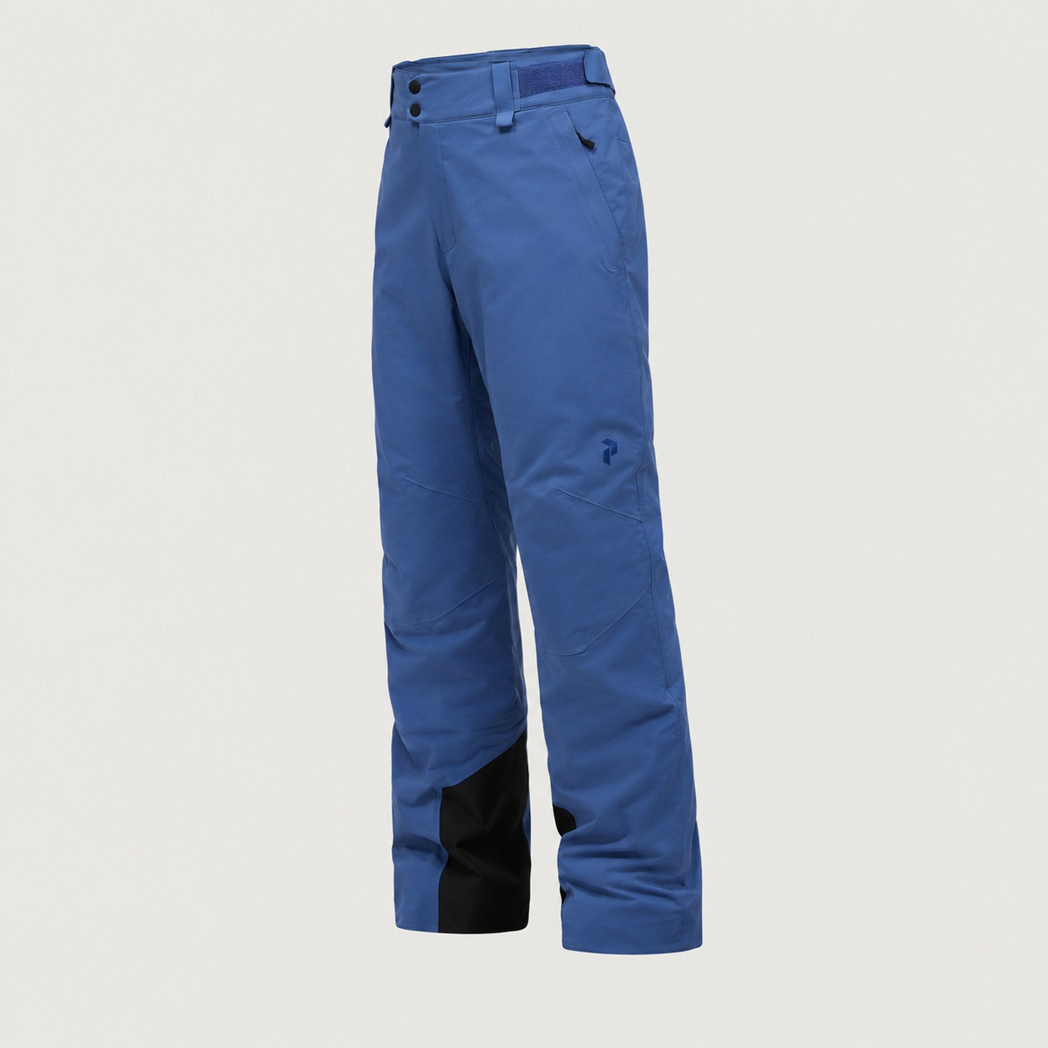 Peak Performance men's Maroon Ski Pants in Summit Sky – side