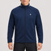 Peak Performance men's Rider Full Zip in Blue Shadow – model front