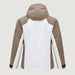Peak Performance men's Whitelight Ski Jacket in Terrain Tan/Antarctica – back