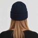 Peak Performance unisex Cornice Hat in Blue Shadow – female back