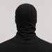 Peak Performance unisex Wool Balaclava in Black – male back