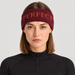 Perfect Moment unisex Headband in Autumn/Wine – woman front view