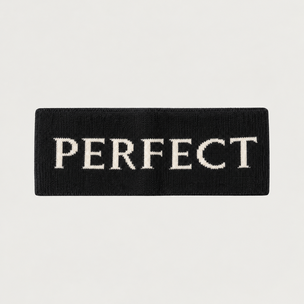 Perfect Moment unisex Headband in Black – product front view