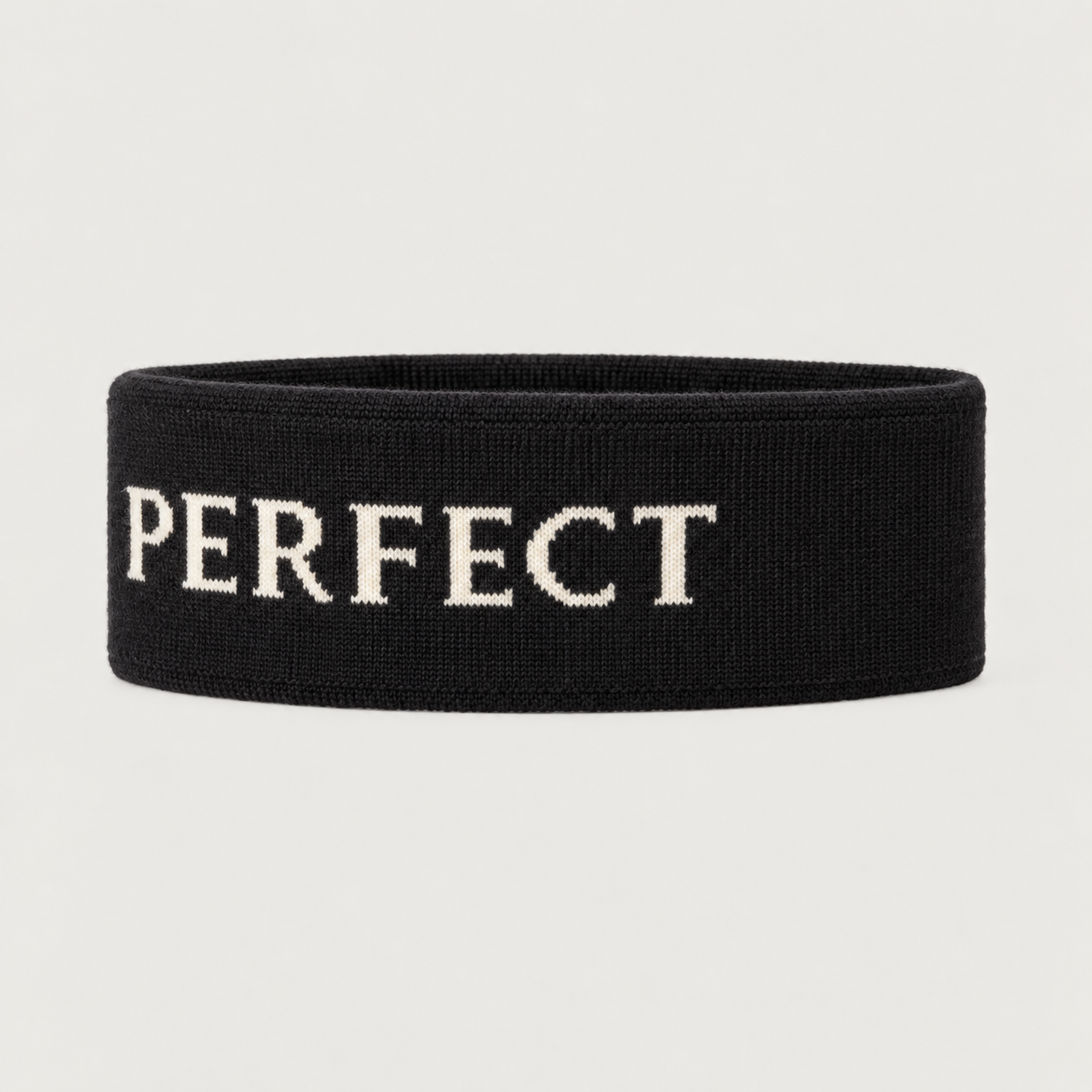 Perfect Moment unisex Headband in Black – product side view