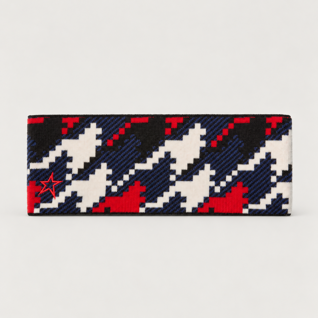 Perfect Moment unisex Headband in Houndstooth – product front view