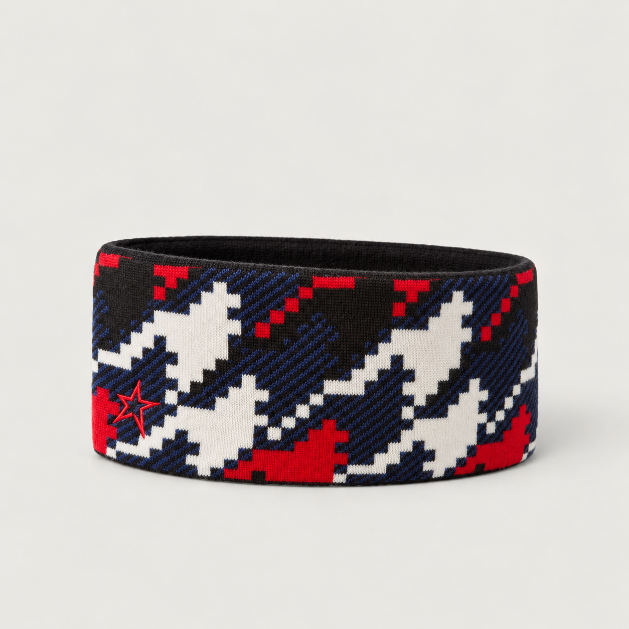 Perfect Moment unisex Headband in Houndstooth – product side view
