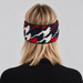 Perfect Moment unisex Headband in Houndstooth – woman back view