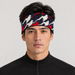 Perfect Moment unisex Headband in Houndstooth – man front view