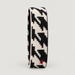 Perfect Moment unisex Headband in Houndstooth Black/White – product side view